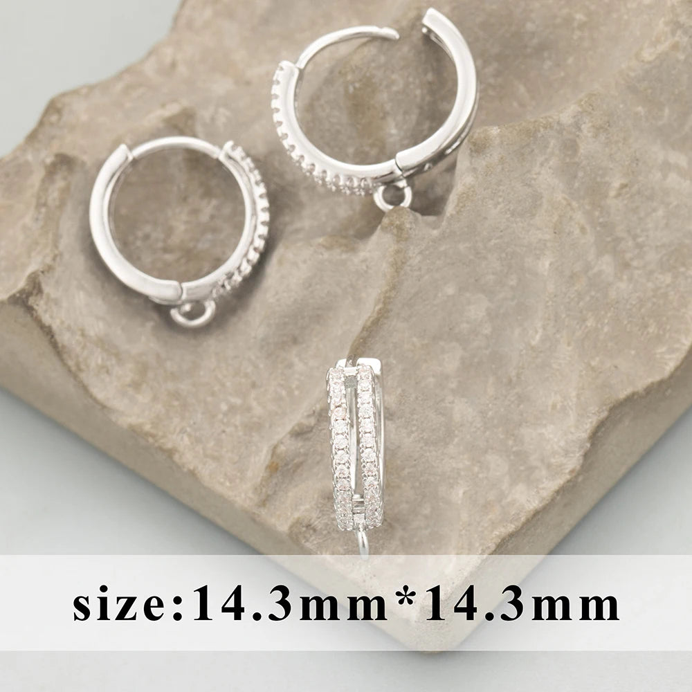 GUFEATHER,6pcs/lot,MG23,jewelry accessories,PVD,18k gold rhodium plated,copper,zircons,charms,clasp hooks,jewelry making