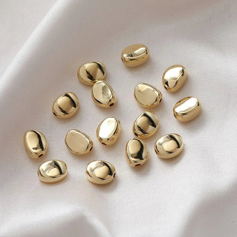 20PCS  Irregular Resin Beads Metallic Feeling Pendant Charms for Jewelry Making Diy Earrings Supplies Made Acrylic Accessories