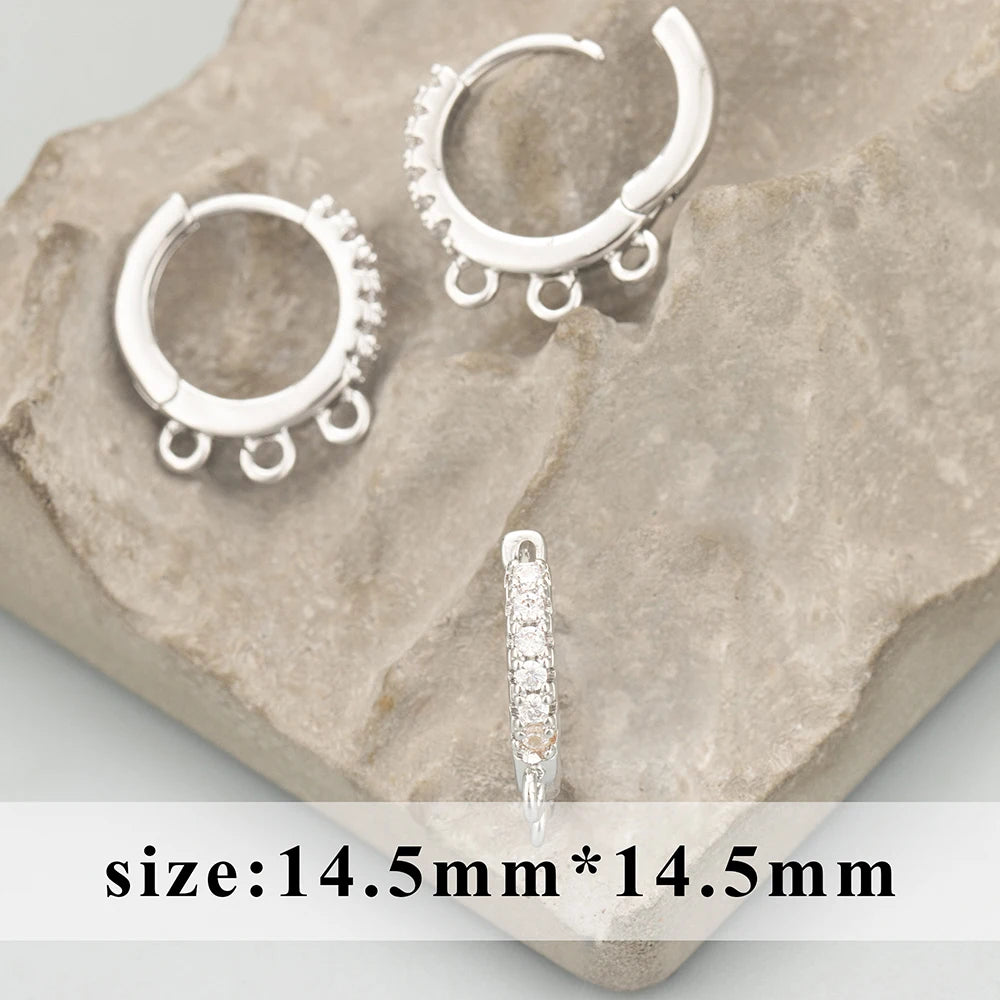 GUFEATHER,6pcs/lot,MG23,jewelry accessories,PVD,18k gold rhodium plated,copper,zircons,charms,clasp hooks,jewelry making